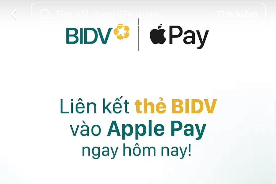 Liên kết thẻ thanh toán Apple Pay thật đơn giản ngay trên SmartBanking của bạn! Liên kết thẻ thanh toán Apple Pay thật đơn giản ngay trên SmartBanking của bạn!