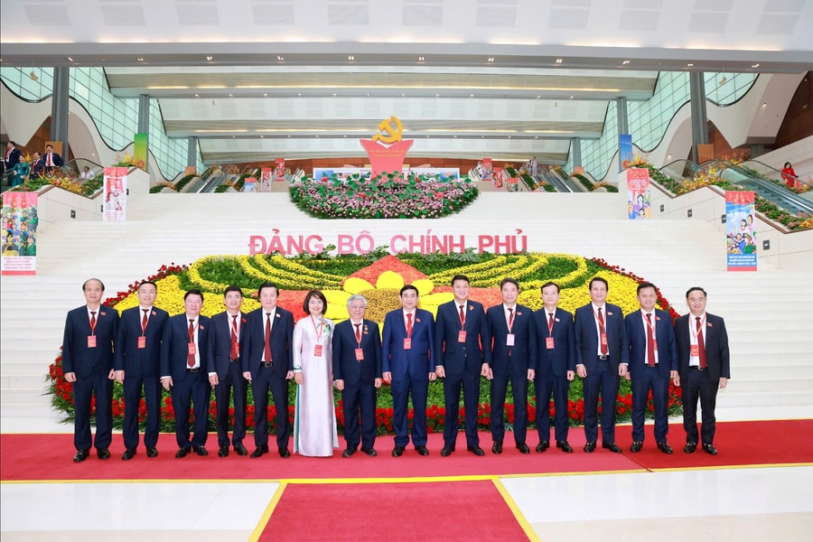 Đoàn Đại biểu BIDV tham dự Đại hội Đảng bộ Chính phủ lần thứ I