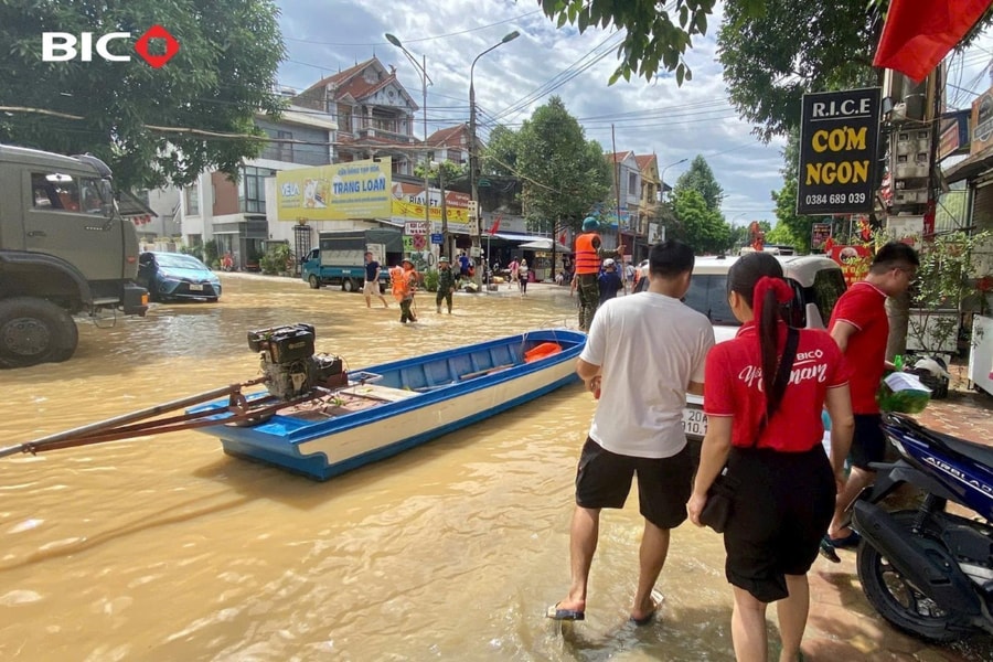 BIC chung tay cùng cả nước khắc phục hậu quả sau bão