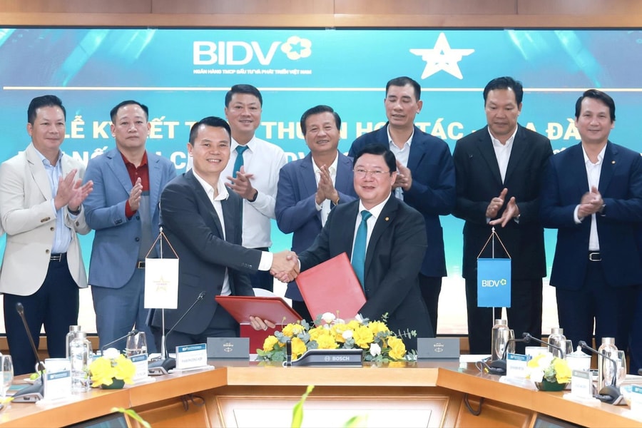 BIDV tăng cường hợp tác với các doanh nghiệp Sao Vàng đất Việt