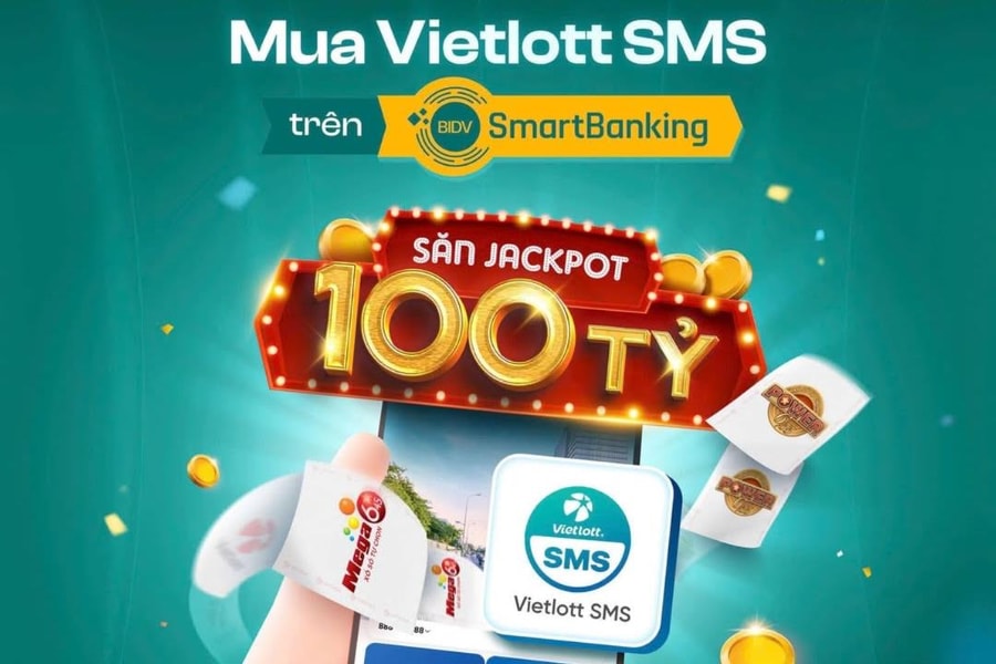 Instructions for buying Vietlott lottery on BIDV SmartBanking