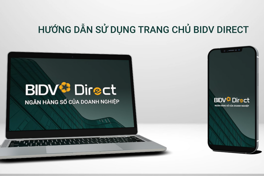 Hướng dẫn sử dụng trang chủ BIDV Direct