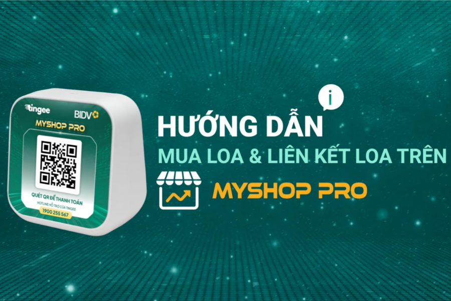 Hướng dẫn mua loa và liên kết loa trên Myshop pro
