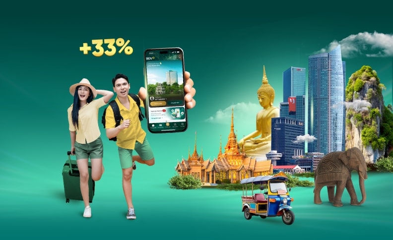 Join the SEA Games 33 excitement, get 33% back with BIDV SmartBanking when you scan QR codes in Thailand