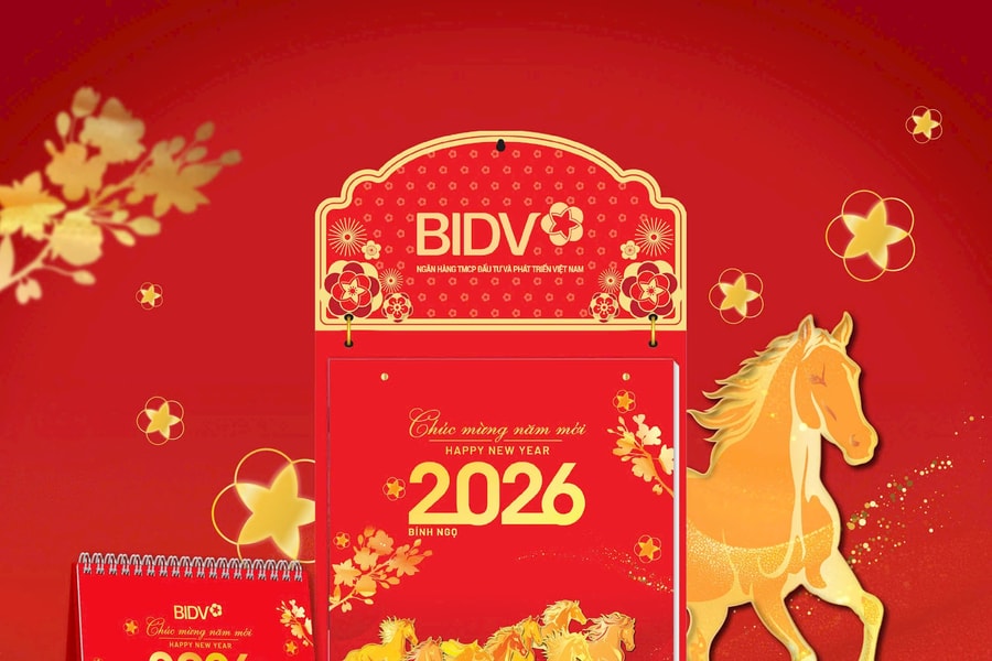 Celebrate the Lunar New Year 2026 with the BIDV Lunar New Year calendar.