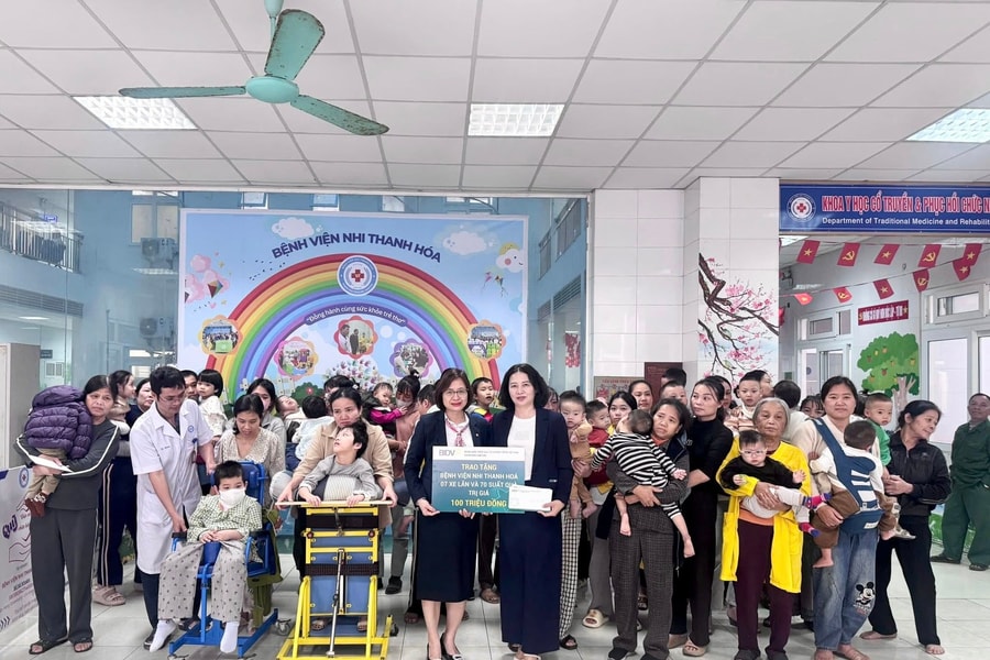 BIDV Lam Son: Joining hands to share and give strength to child patients