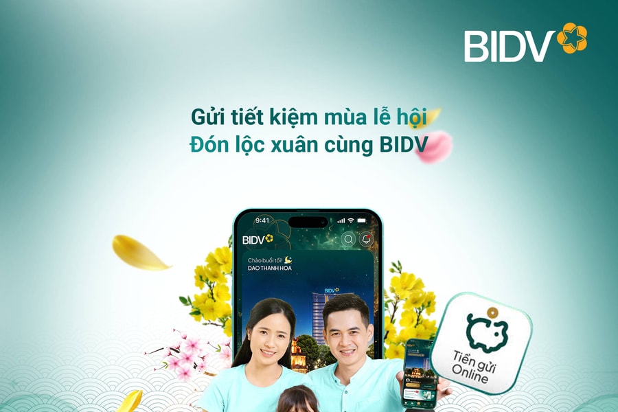 Save during the festive season, welcome the spring fortune with BIDV