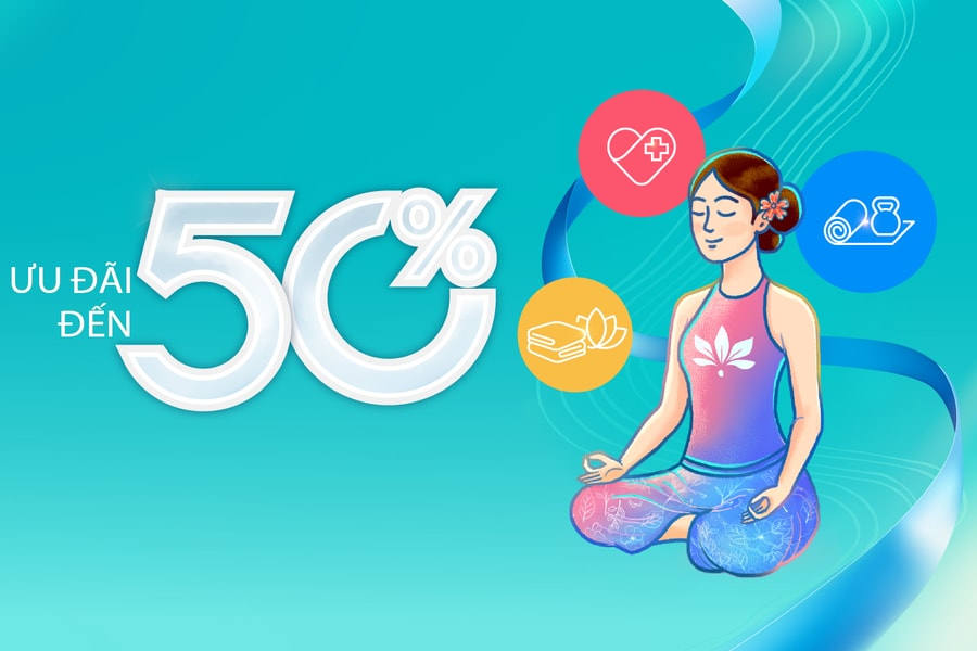 Up to 50% off at 100+ Wellness services with the BIDV JCB card