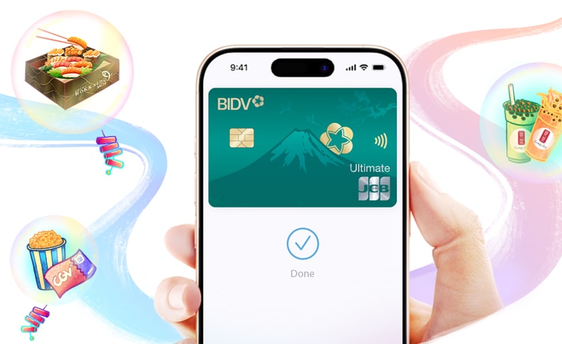 Sign up for Apple Pay, Get Instant Offers with BIDV JCB x Apple Pay card
