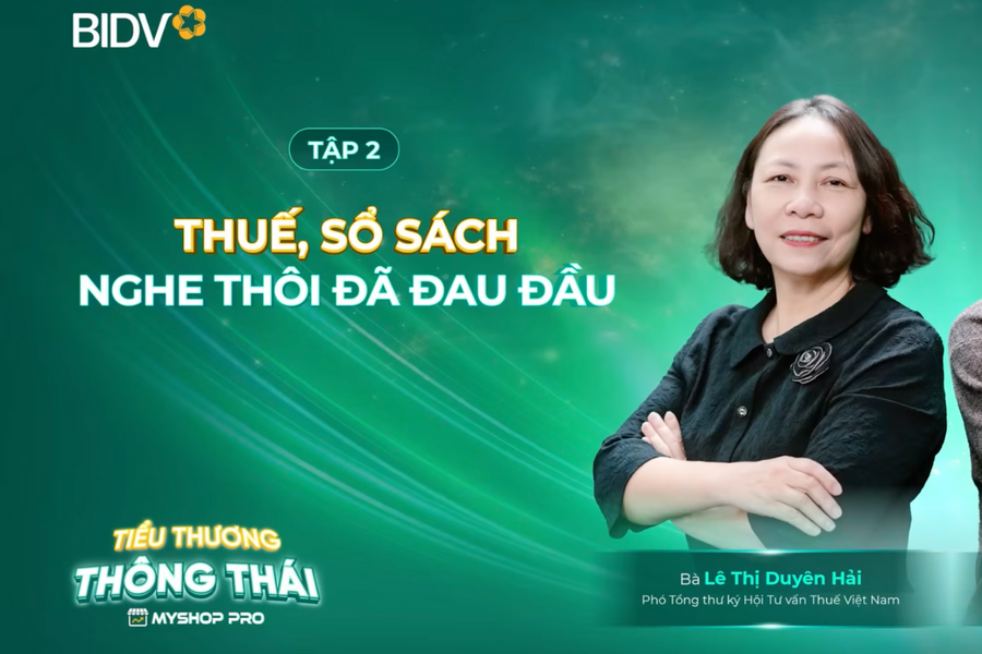 Series Podcast Tiểu thương thông thái- tập 2: Giải cứu" sổ sách & kê khai thuế