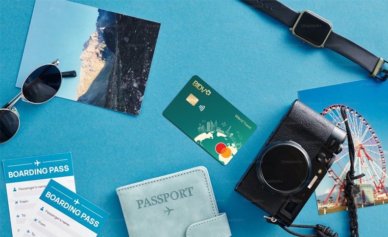 Hoàn 5% tối đa 2.000.000 VND khi chi tiêu nước ngoài cùng thẻ BIDV