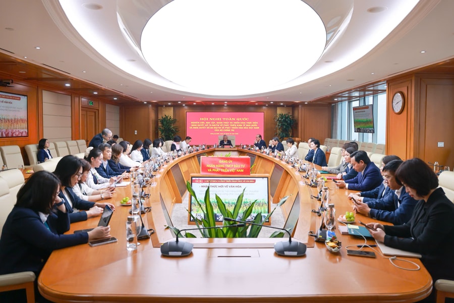 Đảng bộ BIDV tham dự Hội nghị toàn quốc quán triệt Nghị quyết 79, 80 của Bộ Chính trị