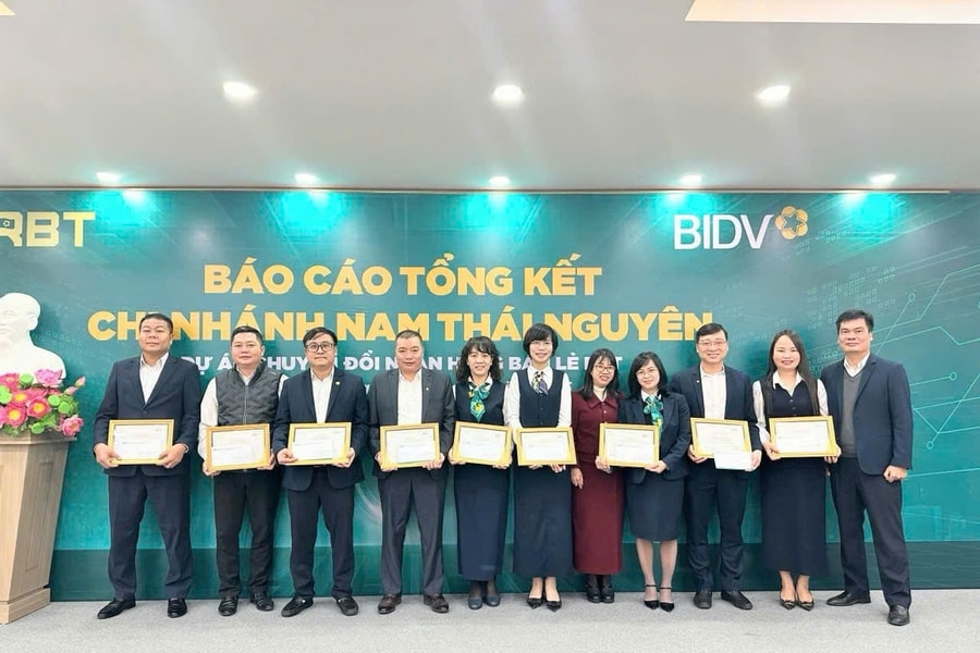 BIDV Nam Thái Nguyên: Bước chuyển mạnh mẽ trong triển khai dự án RBT