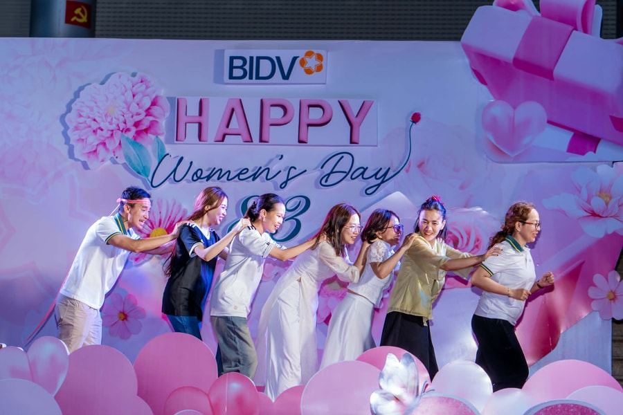 A flurry of activities celebrating women across the entire BIDV system on March 8