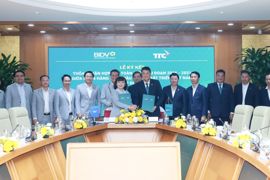 BIDV và Tập đoàn TTC ký kết thỏa thuận hợp tác toàn diện