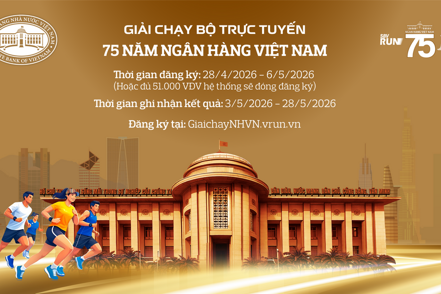 “베트남 은행 75주년” 기념 마라톤 대회 참여