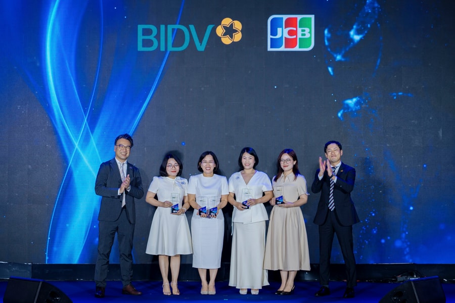 BIDV đạt 5 giải thưởng tại JCB Vietnam Conference 2026