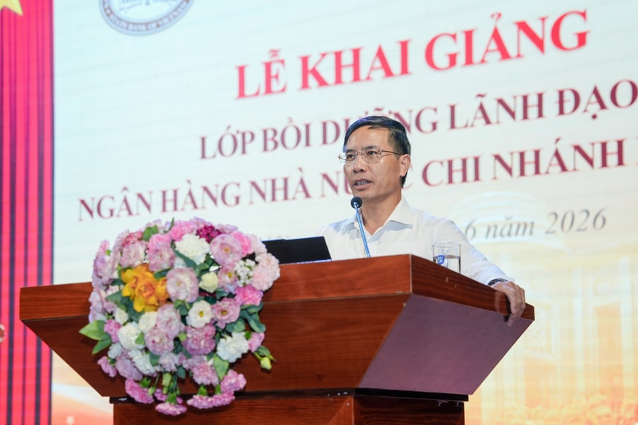 Khai giảng Lớp bồi dưỡng Lãnh đạo Ngân hàng Nhà nước chi nhánh khu vực