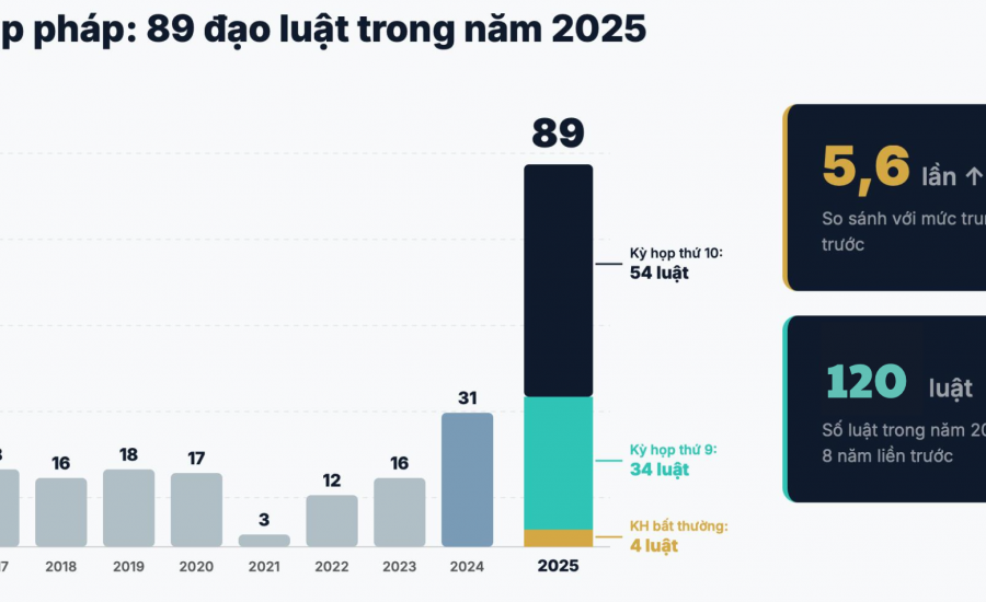 Kỷ lục 89 đạo luật: Bước ngoặt thể chế cho môi trường kinh doanh