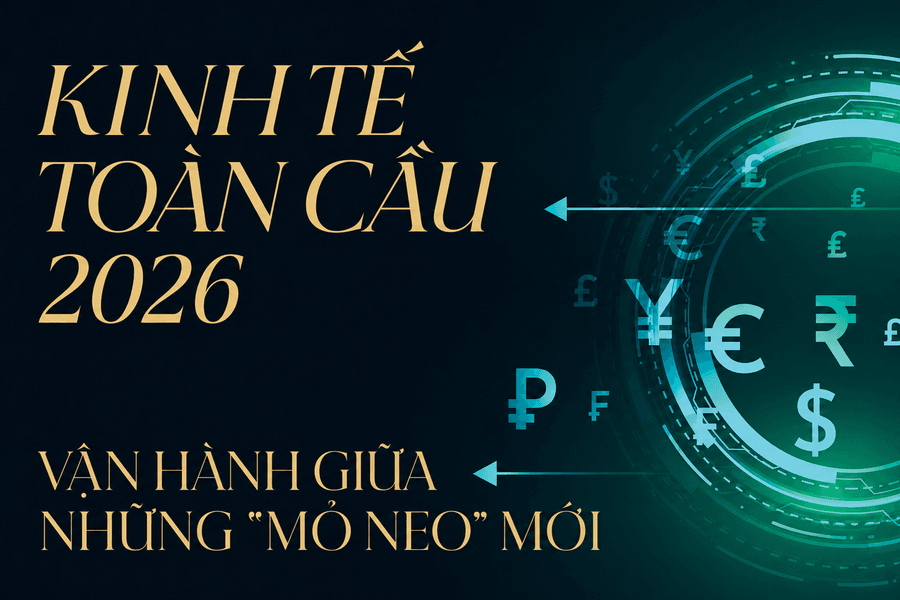 Kinh tế toàn cầu 2026 vận hành giữa những "mỏ neo" mới