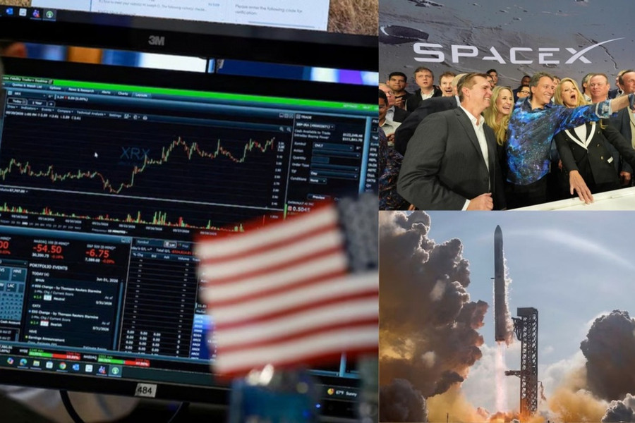 SpaceX thăng hoa kéo chứng khoán Mỹ tiếp tục đi lên