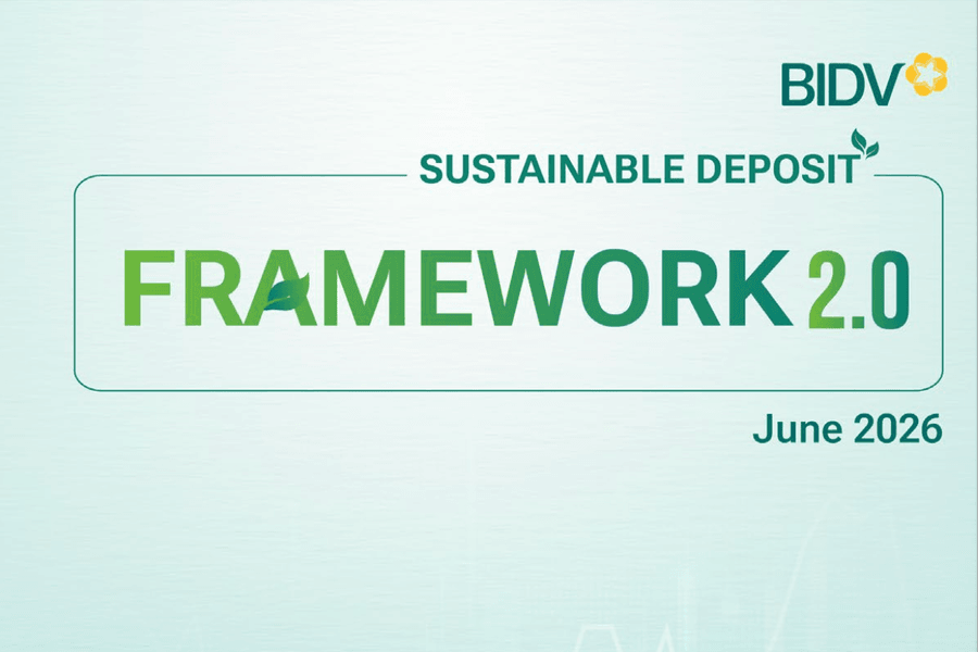BIDV officially announces the Sustainable deposit framework version 2.0