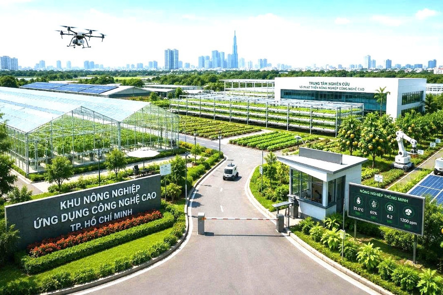TP. Hồ Chí Minh thành lập 7 khu nông nghiệp ứng dụng công nghệ cao