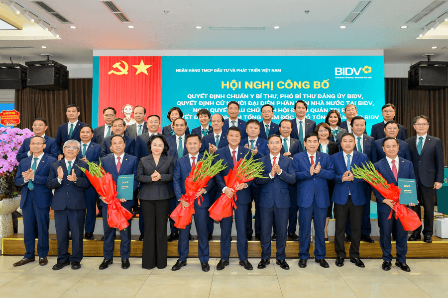 BIDV công bố quyết định nhân sự cấp cao