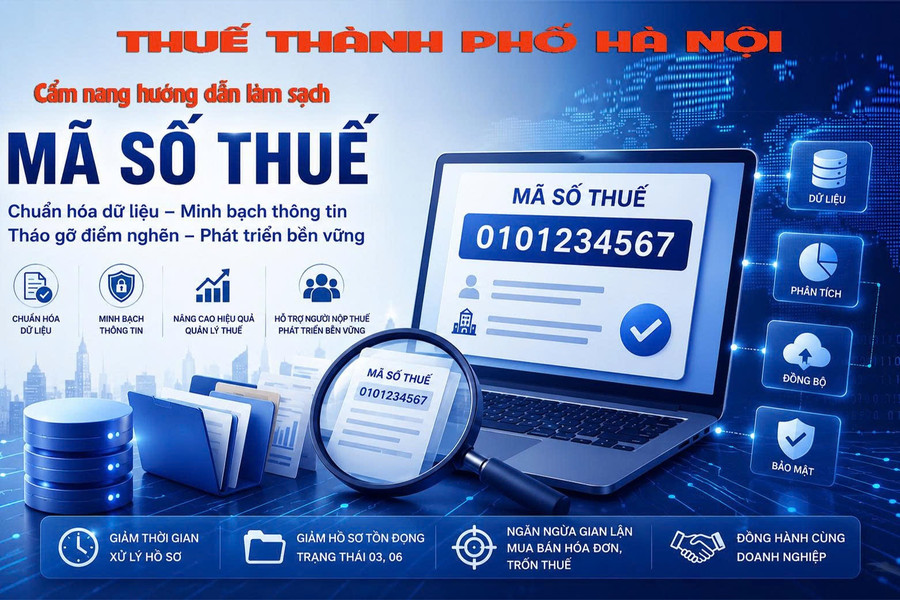 Ban hành "Cẩm nang hướng dẫn làm sạch mã số thuế"