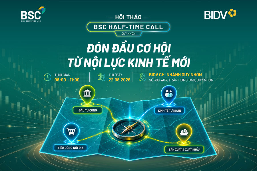 BIDV & BSC mang góc nhìn mới về triển vọng thị trường chứng khoán