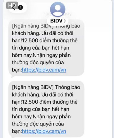 Warning: Scam Involving Reward Point Redemption via Branded SMS Messages
