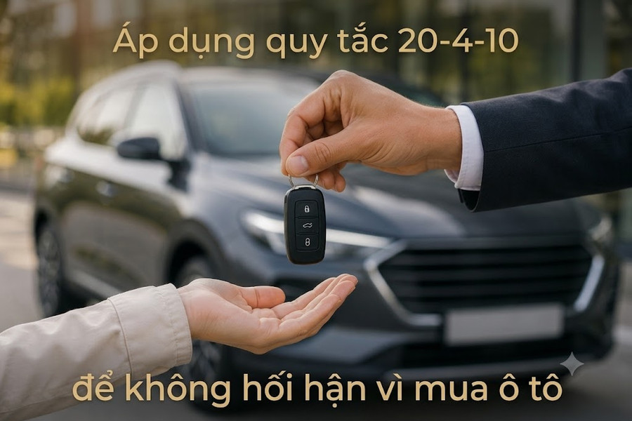 Công thức 20-4-10 khi mua ô tô